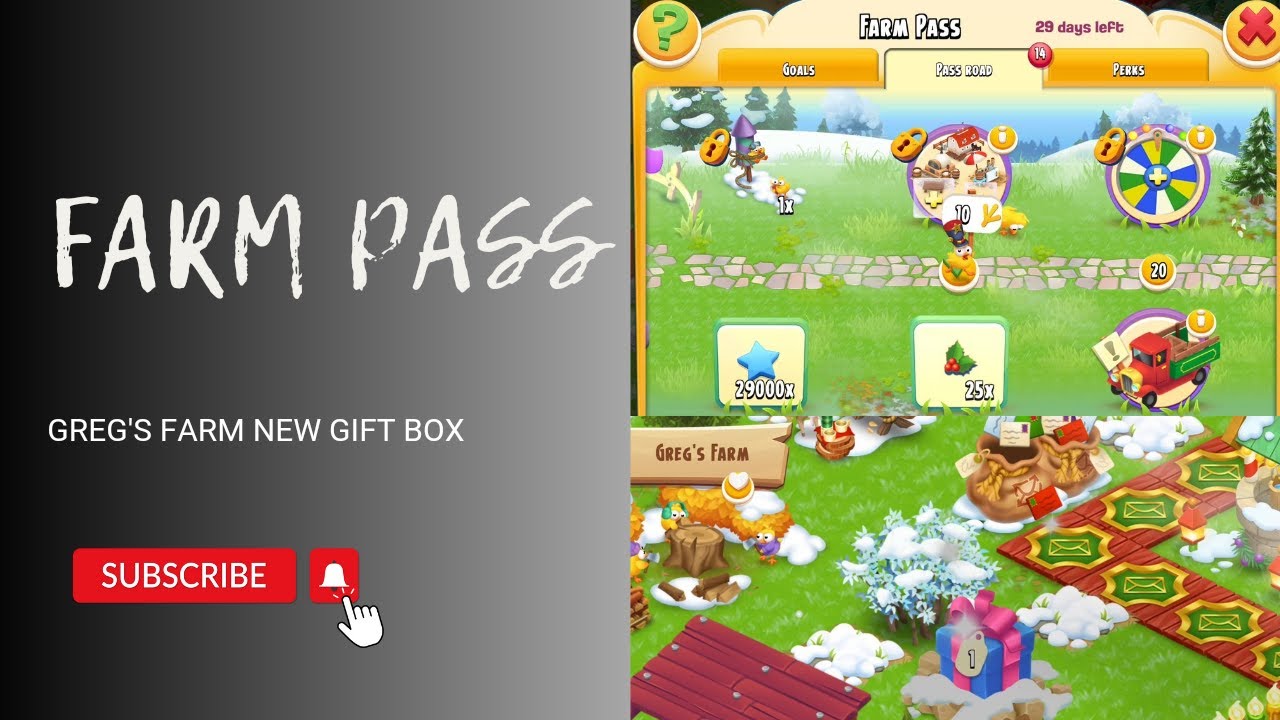 Hay Day Farm Pass Greg'S Farm New Gift Opan By Gift Derby End Gift New Event's 