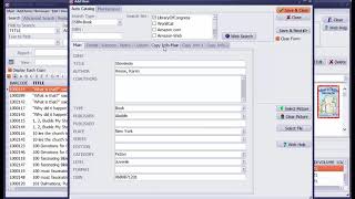 Add book data manually. How to type in a new item into your library catalog?