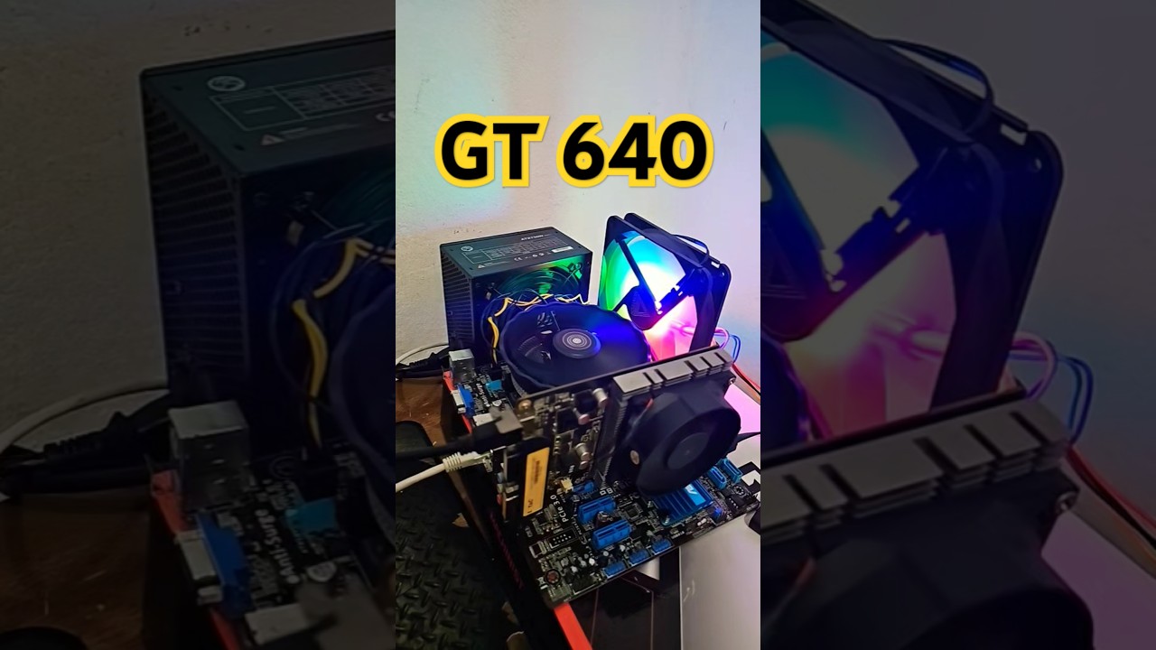 Win10 i7 3770 Mem16 新SSD120G+2T+GT640(1) I tested the i7 3770 with GT640 #computer #pcgamer - YouTube
