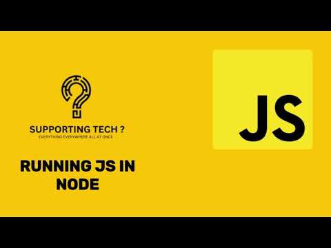 JAVASCRIPT - SETTING UP NODE FOR JS (01-b)