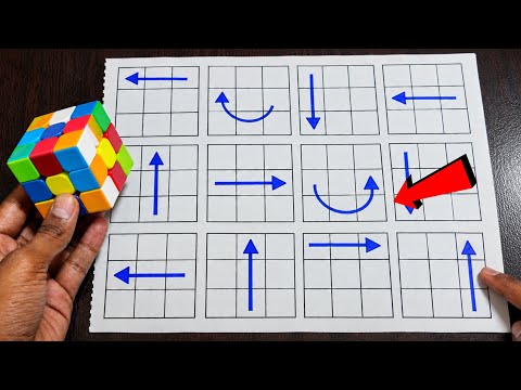 LEARN HOW TO SOLVE 3X3 RUBIK'S CUBE IN LESS THAN 10 MINUTE |