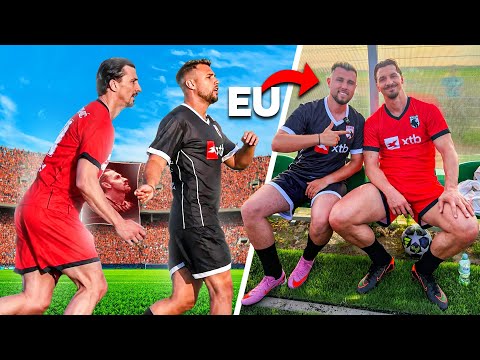 AM JUCAT FOTBAL CU ZLATAN IBRAHIMOVIC ȘI NE-AM ÎMPRIETENIT!! 