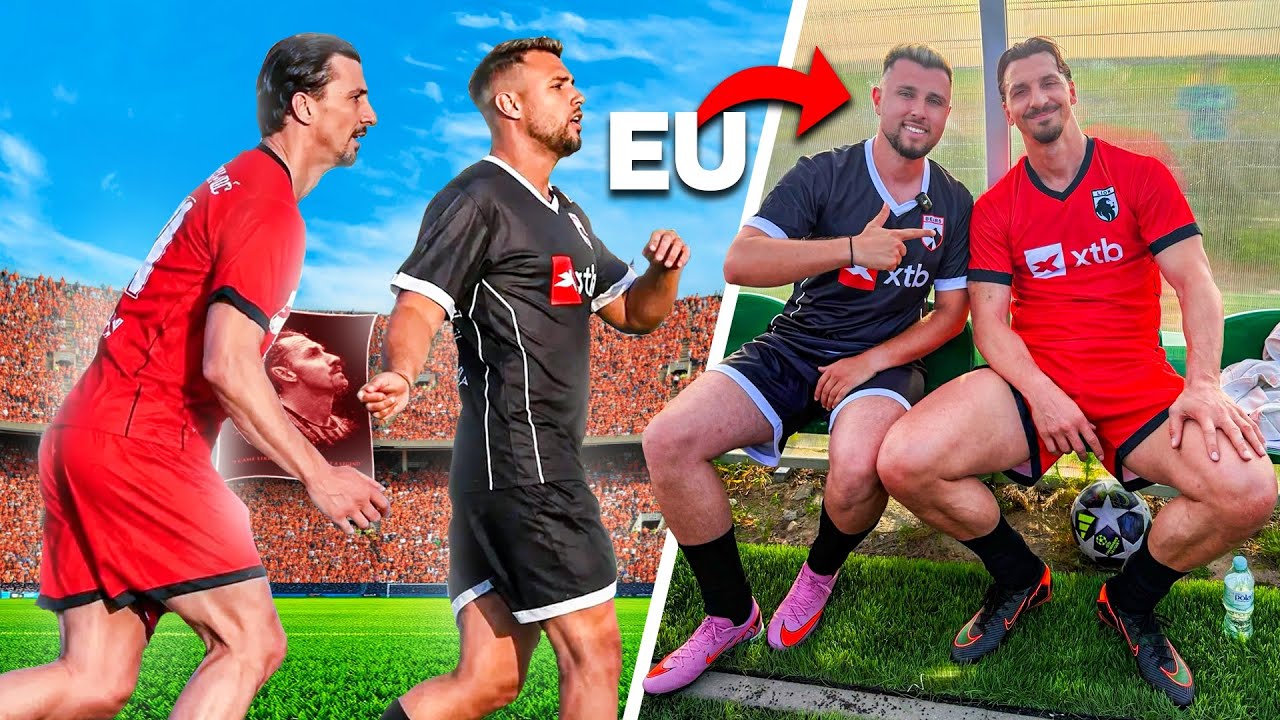 AM JUCAT FOTBAL CU ZLATAN IBRAHIMOVIC ȘI NE-AM ÎMPRIETENIT!! 