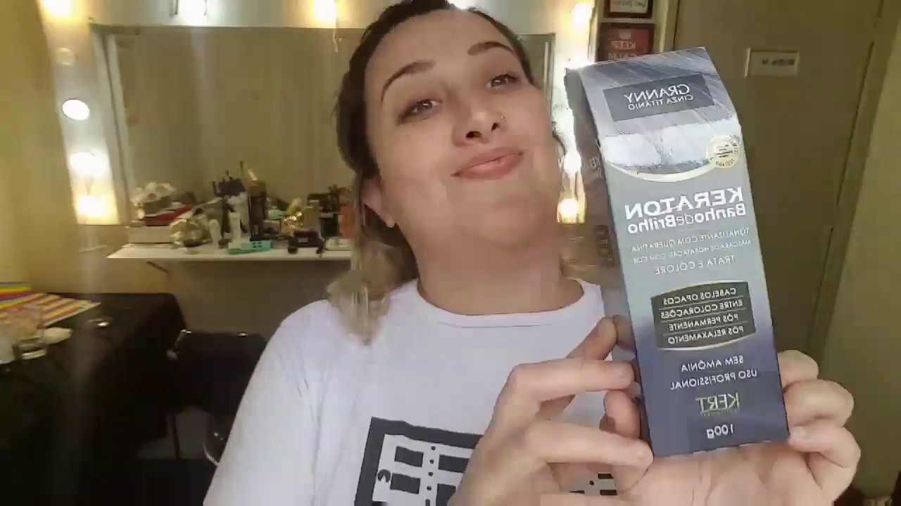 KERT-KERATON - CABELO CINZA - granny HAIR SERÁ QUE DEU CERTO?? Como tonalizar meu loiro?!!Vem comigo