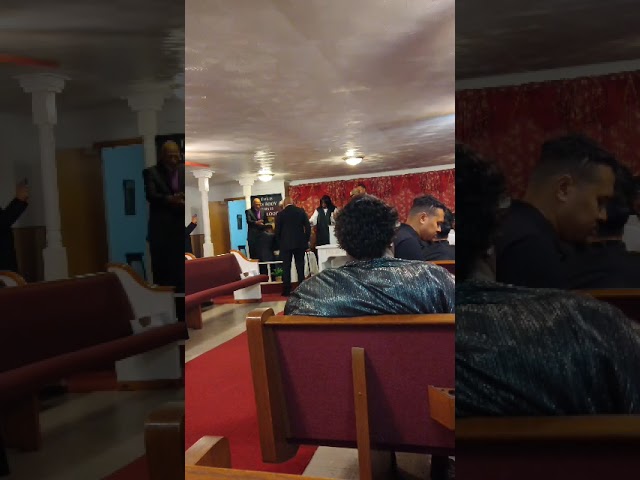 Prayer House of Deliverance Pastor Kathy Halfacre | Youth Pastor Gary Martin being robed