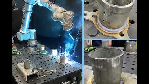 Circular Fillets on Stainless with Pulse MIG welding - Vectis Cobot Welding Tool