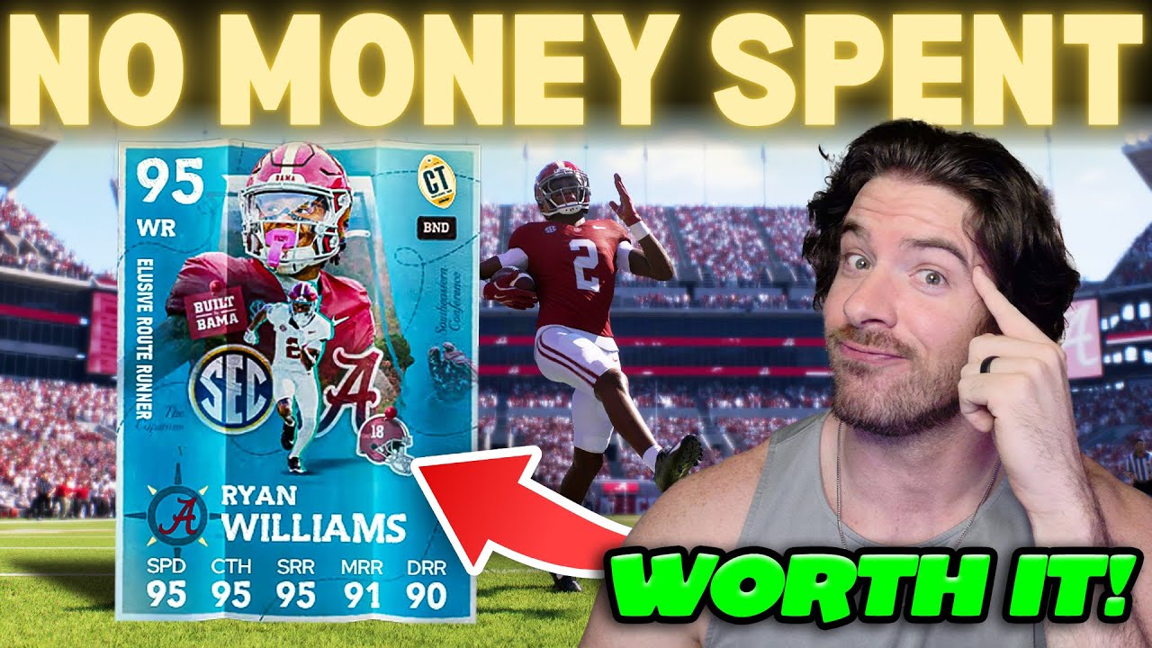 Как получить 95 Ovr Conference Tour Райана Уильямса за ДЕШЁВУЮ цену! CFB 26, без денег, эпизод 26