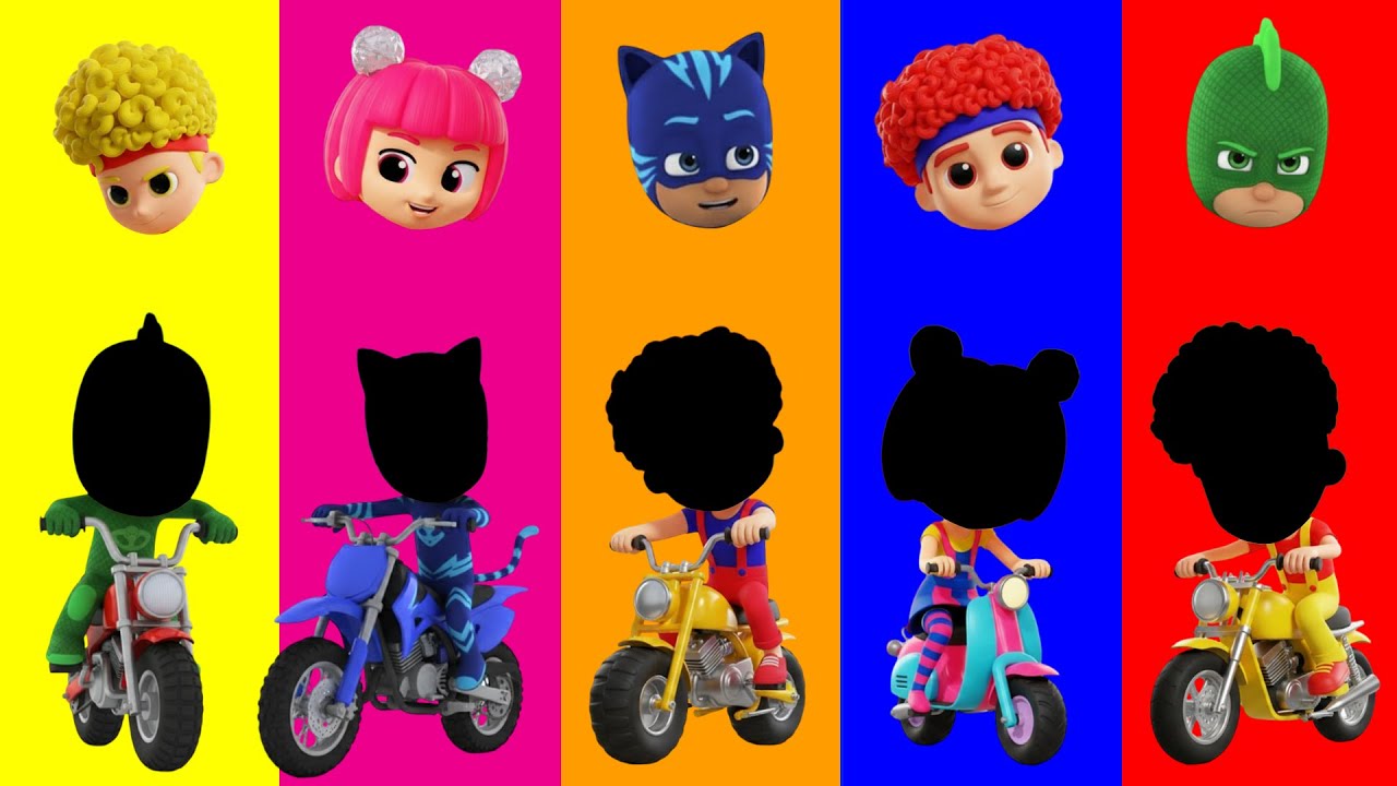 Wrong eyes👀 challenge DAME TU COSITA Pj Masks Funny Puzzle Wrong Heads