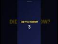 did you know? #facts #quiz #knowledge #didyouknow