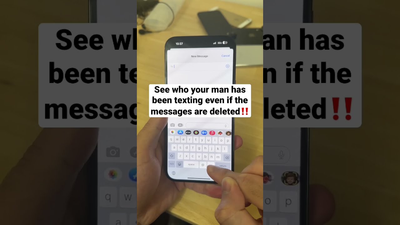 See Who They Have Been Messaging Even If Deleted IPhone Tricks Life Tips Messages Tip 