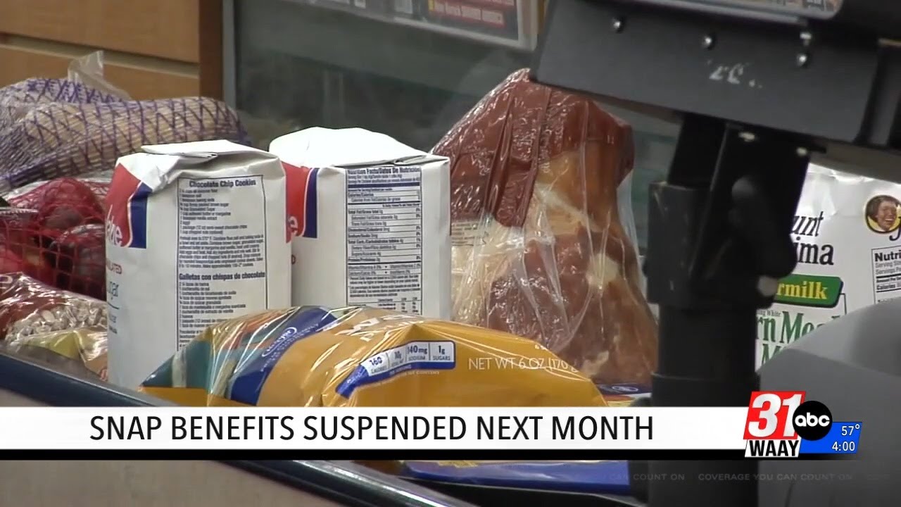 Alabama SNAP benefits end Nov. 1 due to government shutdown - YouTube