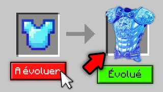 Minecraft mais, je peux faire ÉVOLUER les Items !