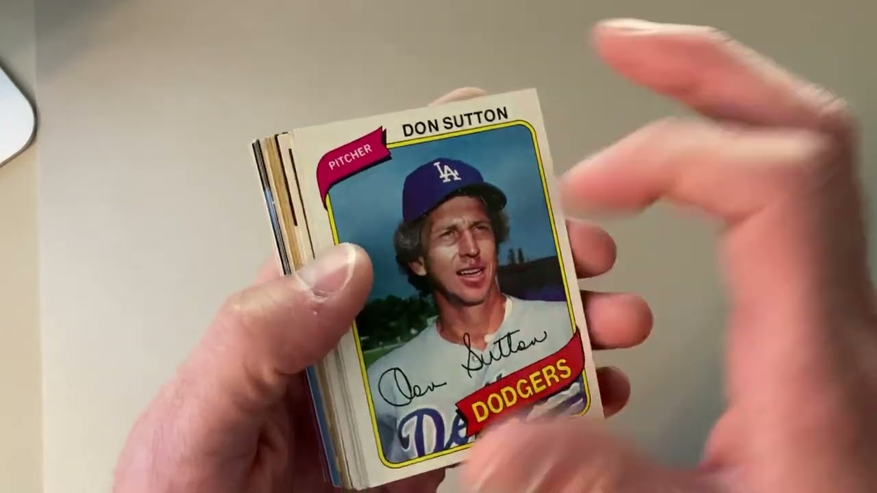 Don Sutton Baseball Card Collection Review!! ⚾️⚾️