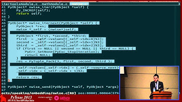 Embeddings of Python