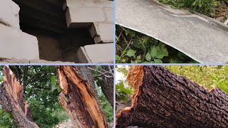 Vlog 4.06.2024 Буря разрушила туалет, поломала деревья