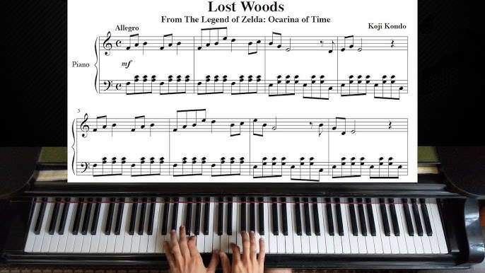 Lost Woods - The Legend of Zelda: Ocarina of Time – Koji Kondo Sheet music  for Flute (Solo)