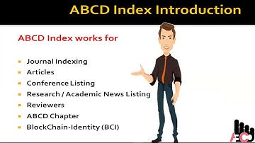 ABCD Index Work | Working areas of ABCD Indexing | How ABCD Index help society