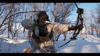 WILD BOAR BOWHUNTING in the Snow Spot N Stalk