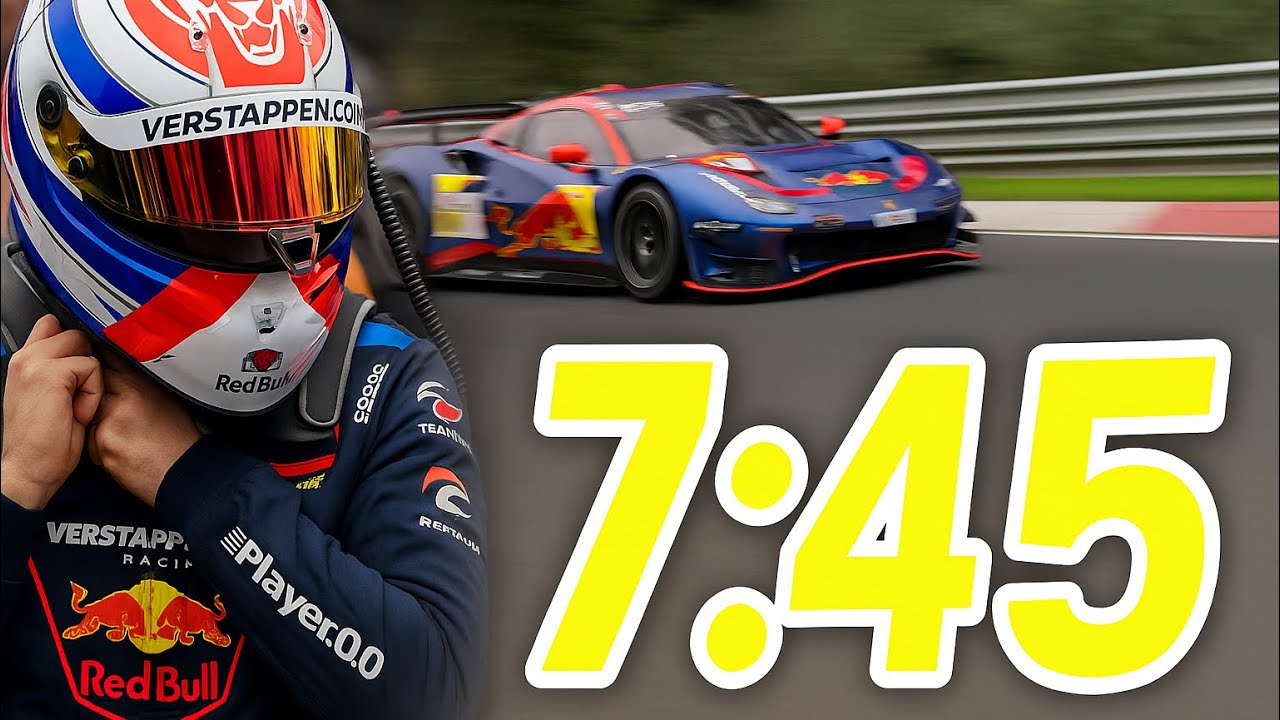 New Record! Max Verstappen FLYING on the Nürburgring Nordschleife - Ferrari 296 GT3