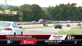 Pedestrian struck and killed on I-65