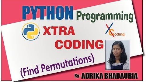 PYTHON: Find Permutations of a given word using python