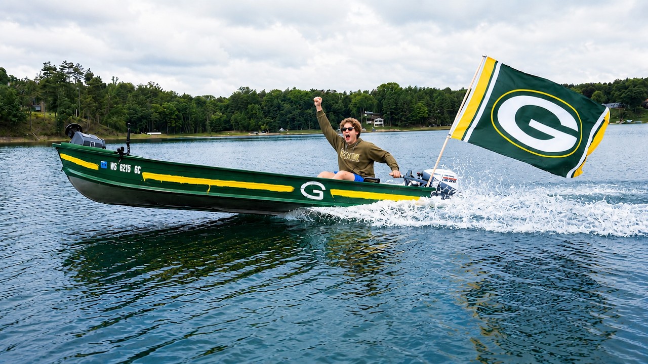 Transforming my 0 Jon Boat Into a Packers Fishing Rig
