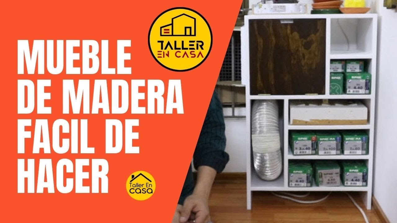 Cómo hacer un mueble organizador de cocina 