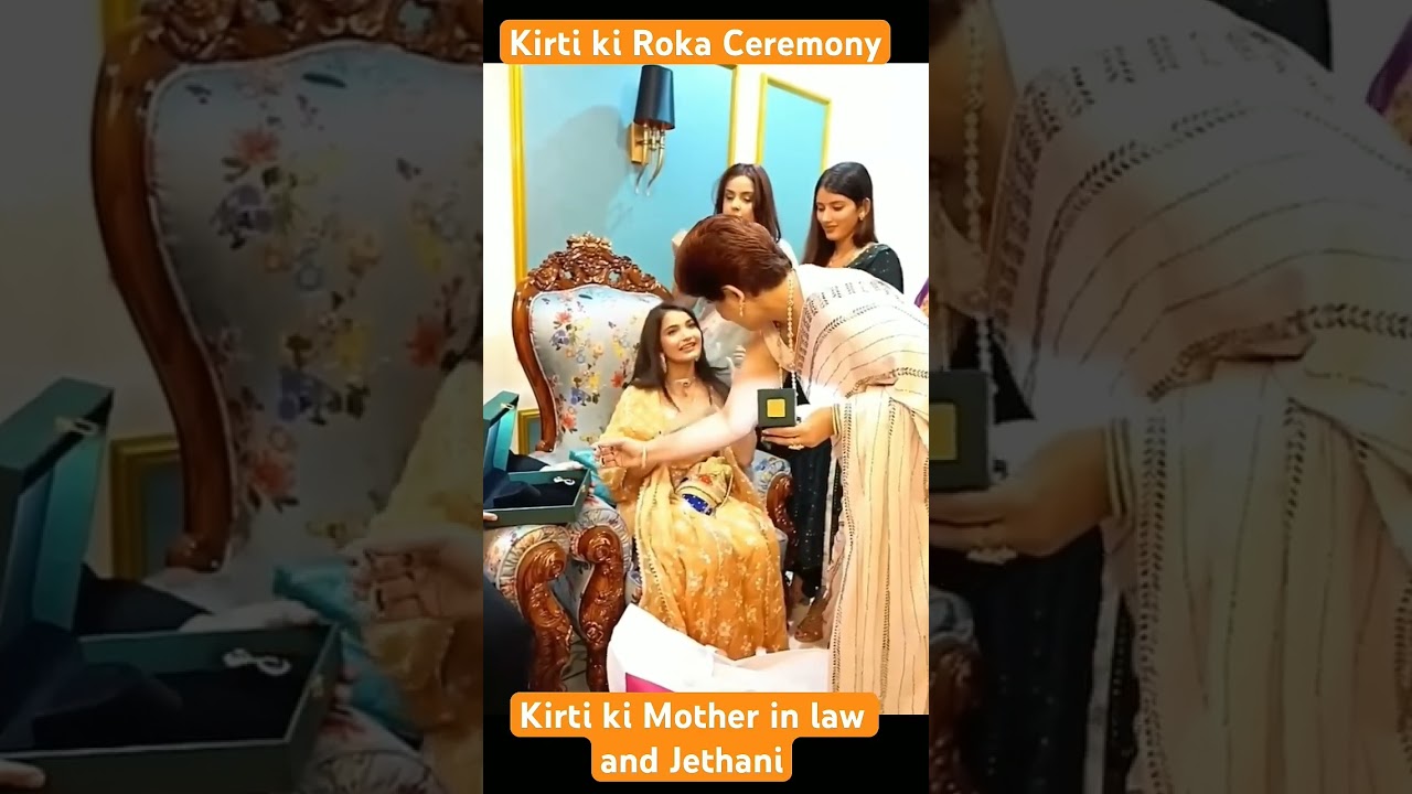 Kirti Rawat ke Roka ceremony😘😘|