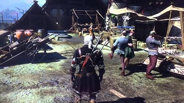 Witcher 3 Funny Walking NPC