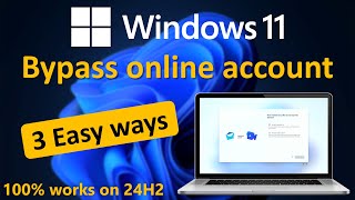 3 ways to use an offline account with windows 11. works on 24h2