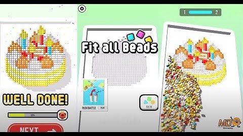 Fit all Beads - puzzle games - Gameplay IOS & Android