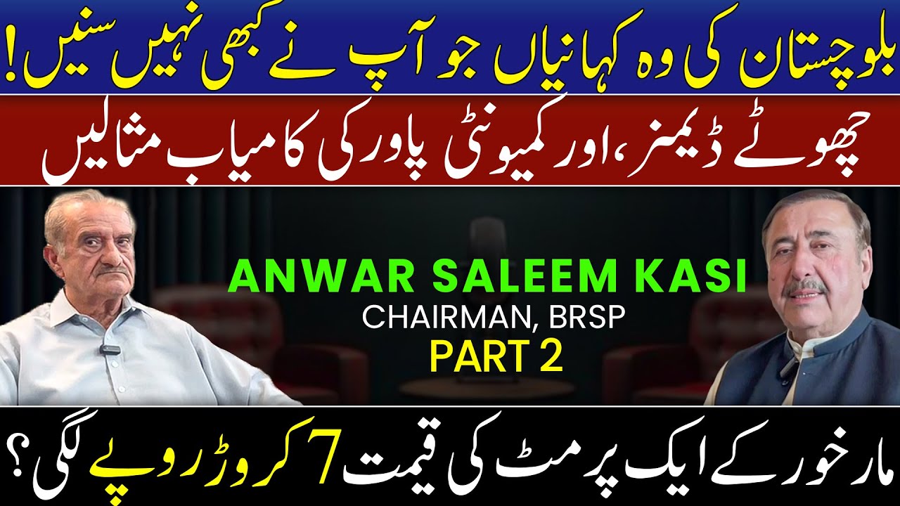 Agriculture & Water Management in Balochistan |Qanats, Small Dams, Hazarganji & Markhor Conservation