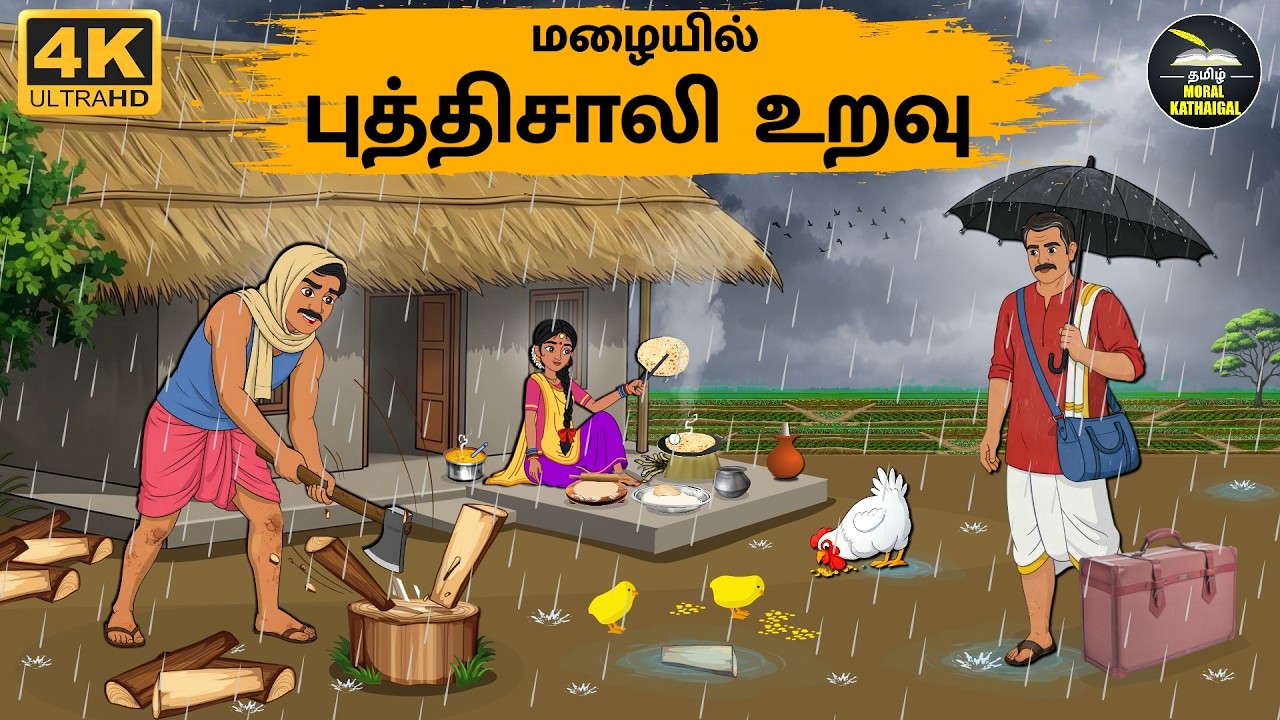 ⁣Tamil Stories - மழையில் புத்திசாலி உறவு | Stories in Tamil | moral stories in tamil | Tamil Moral