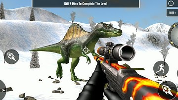 Dino Hunter: Dinosaur Games - Real Sniper 3D Dino Hunting Game - Android Gameplay - Part #4