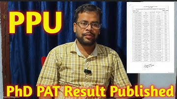 PhD PAT 2024 Result Published 