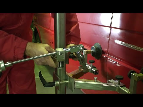 SmartPuller - Dent pulling system with movable stand (presentation video)