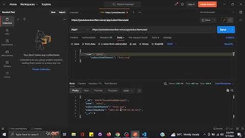 capstone project backend - get YouTube subscribers Alma-Better