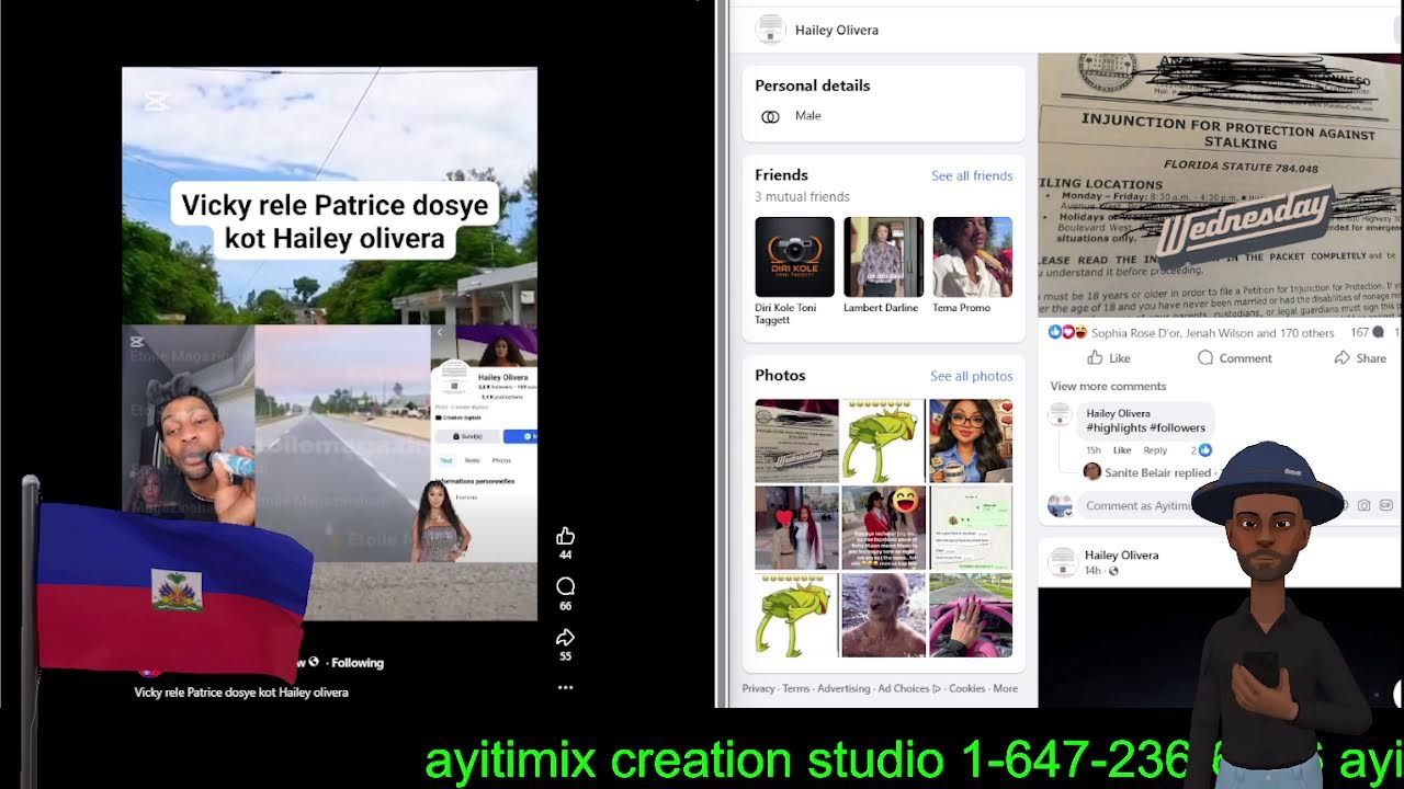 Hailey Olivera rele Patrice nan court , Patrice ka depòte fasilnan pa twò lontan pou tèt sa.