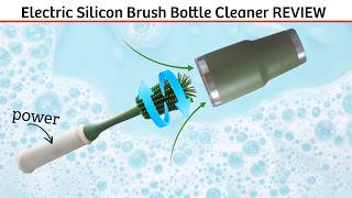 Electric Silicone Brush for washing Yeti, Stanley, Odwala and other Tumblers REVIEW