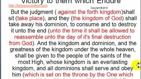 Daniel In Plain Language Part 3