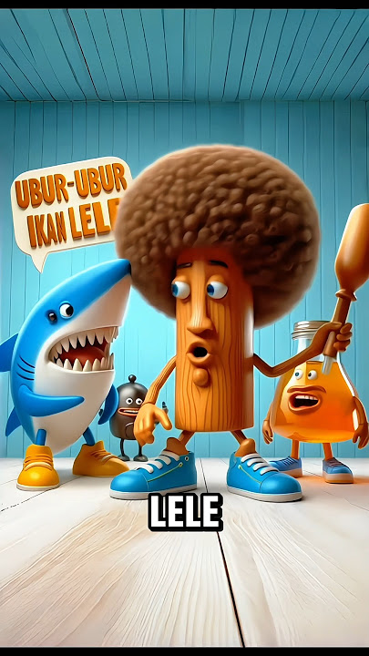 ubur-ubur ikan lele yang ngak like kepalanyya jadi botak le #comedy #funny #meme #brainrot #cartoon