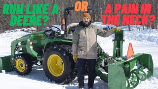 John Deere Tractor Mounted Snow Blower…Worth the Money or a Pain in the Neck???