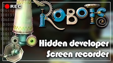 Robots (2005) - Unlocking a hidden dev feature in the game! (screen recorder)