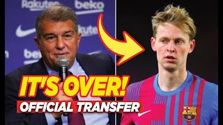 Frenkie De Jong in CONFLICT With Barcelona! | Manchester United Transfer News