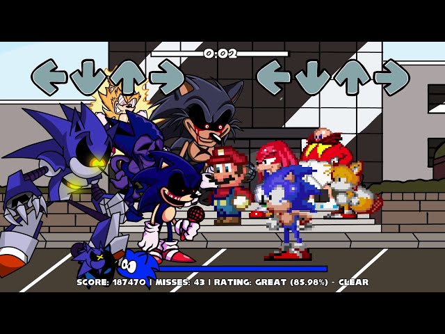 Sonic 1 Sprites Over Dorkly Sonic [Friday Night Funkin'] [Mods]