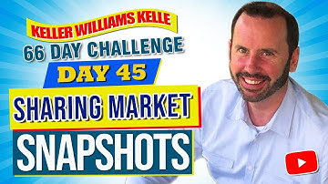 Keller Williams Kelle 66 Day Challenge 45 - Sharing Market Snapshots