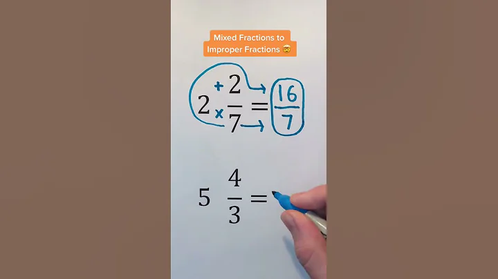 How to convert mixed fraction into improper fraction?