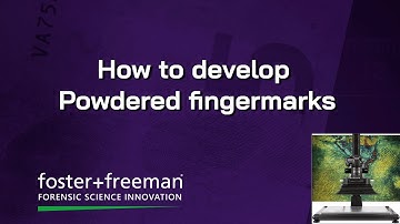 How to visualise fingermarks treated with powder! - foster+freeman DCS5