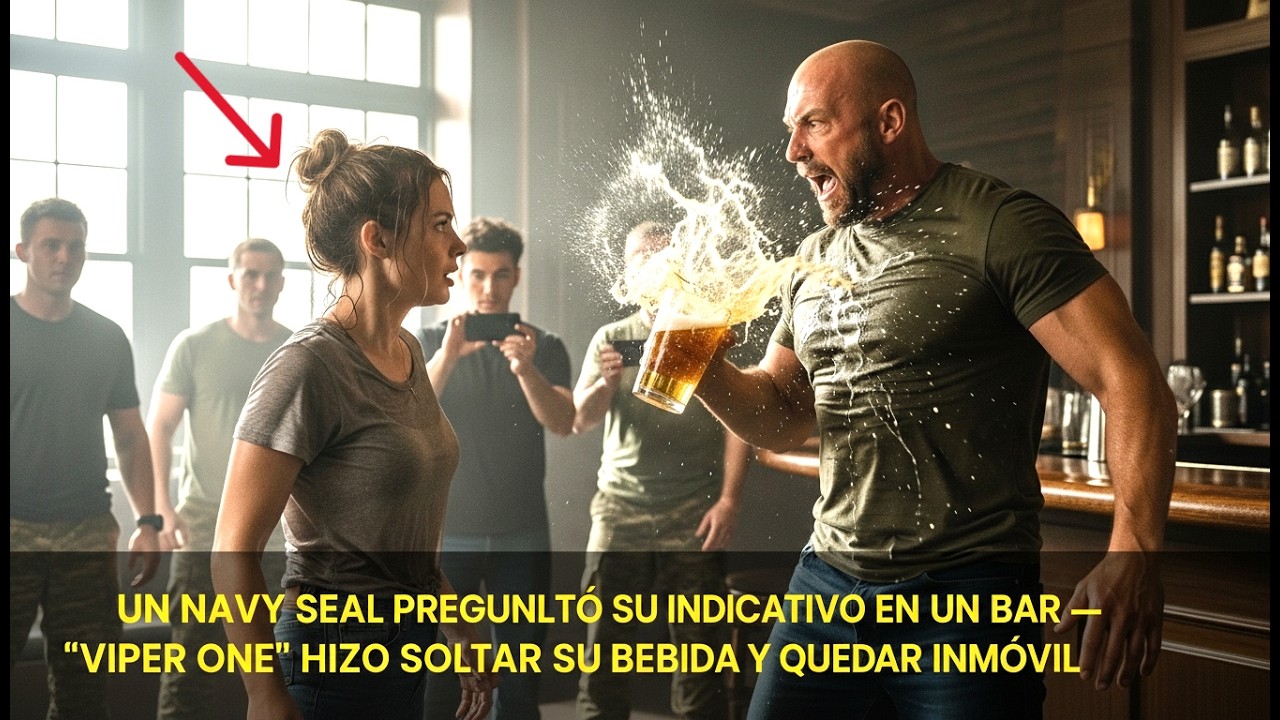 UN NAVY SEAL PREGUNTÓ SU INDICATIVO EN UN BAR — “VIPER ONE” HIZO SOLTAR SU BEBIDA Y QUEDAR INMÓVIL