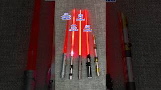 Unbent Dooku, half Maul, complete Vader #power #starwars #lightsaber #starwarsfan #starwarsfan #jedi